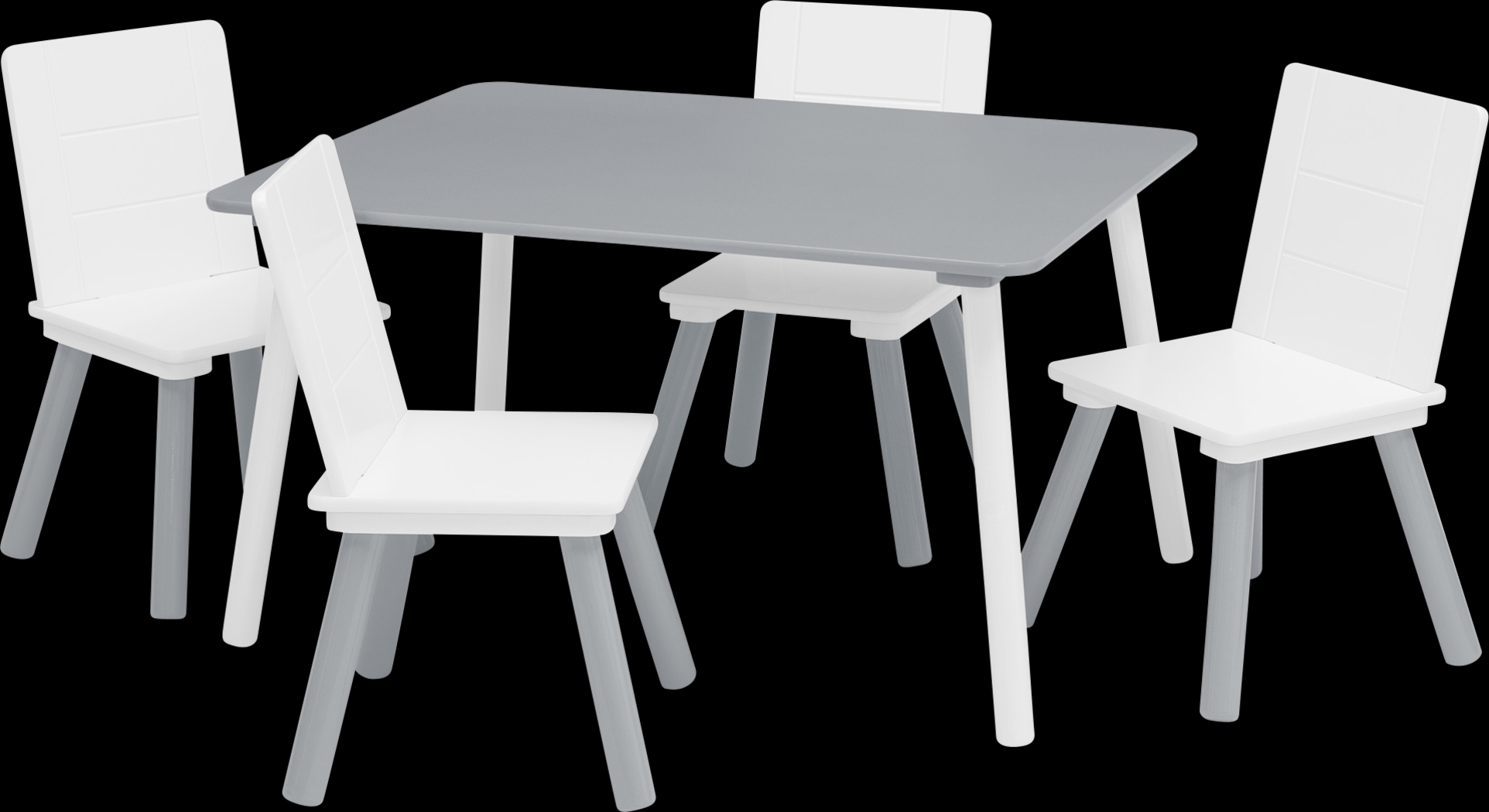 Kids Mellei Gray/White Table Set - Thumbnail - Image 4