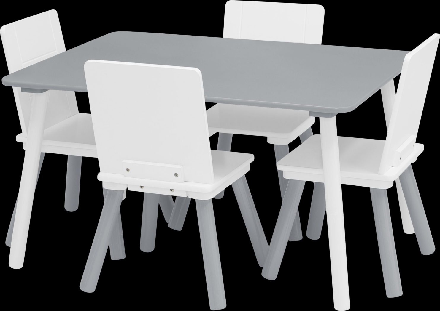 Kids Mellei Gray/White Table Set - Thumbnail - Image 5