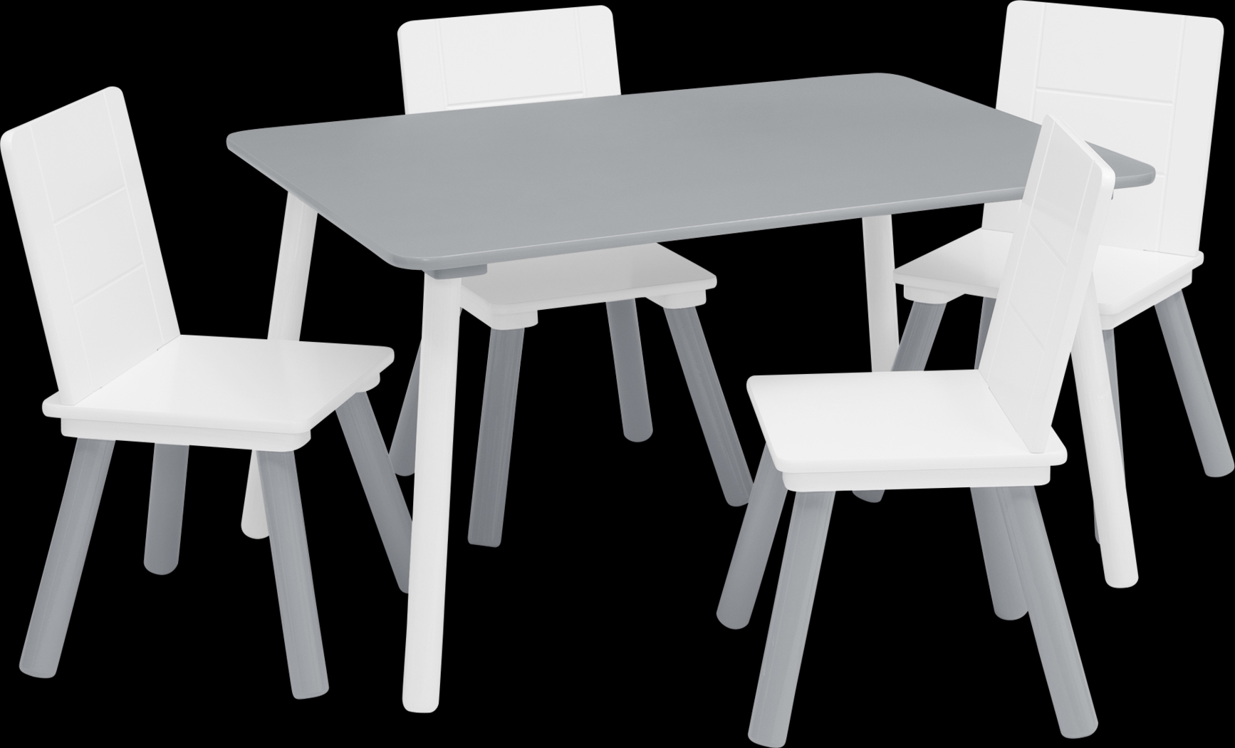 Kids Mellei Gray/White Table Set - Thumbnail - Image 1