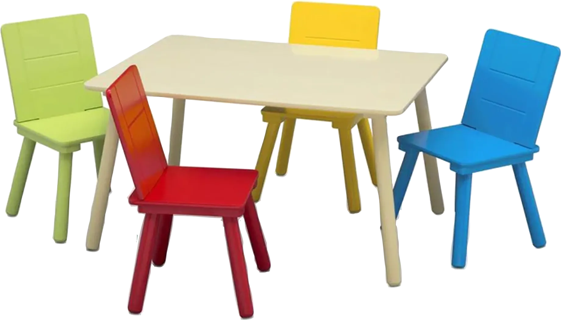 Kids Mellei Natural/Multi Table Set - Thumbnail - Image 1