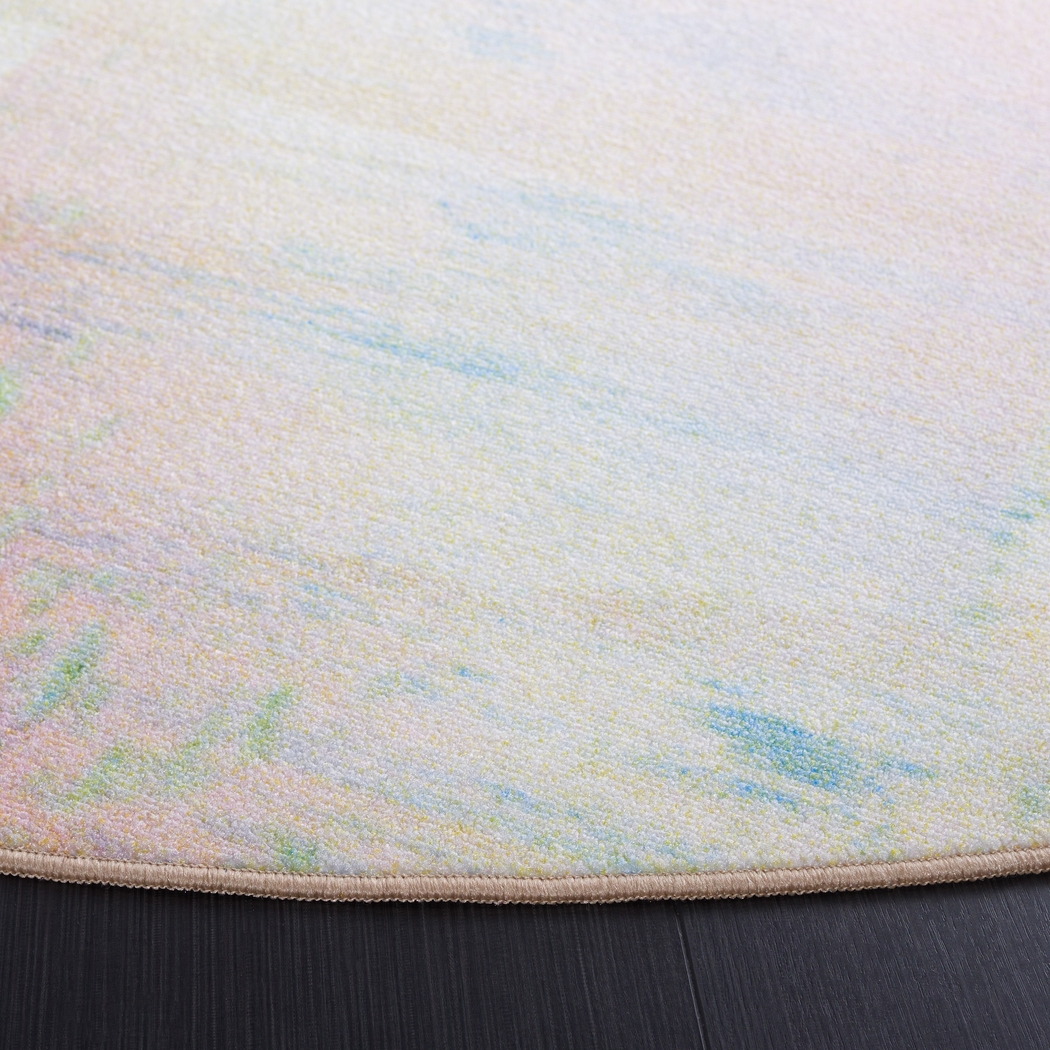 Kids Mercle Multi 6'7 X 6'7 Round Rug - Thumbnail - Image 3