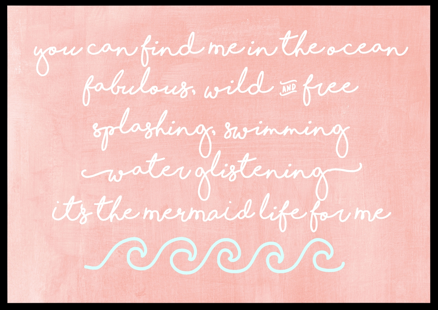 Kids Mermaid Life Inspiration Artwork - Thumbnail - Image 1