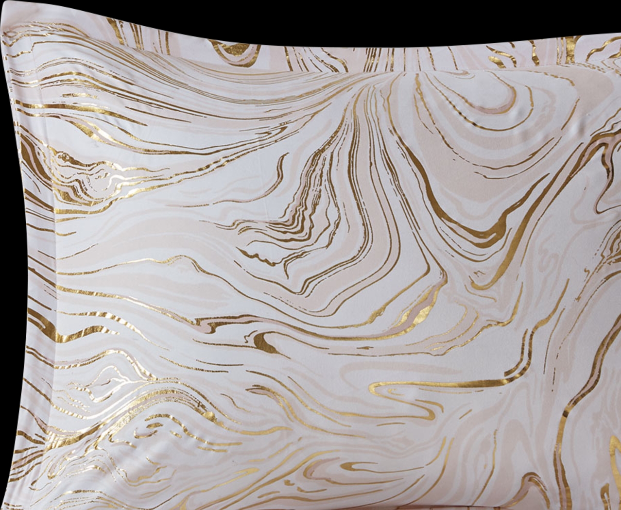 Kids Metallic Swirl Blush 5 Pc Full/Queen Comforter Set - Thumbnail - Image 8