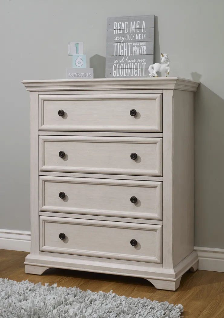 Kids Mevhi Ivory 4 Drawer Dresser - Thumbnail - Image 2