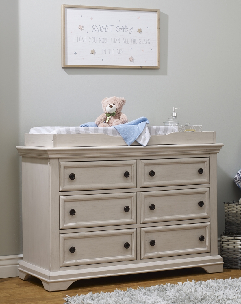 Kids Mevhi Ivory 6 Drawer Dresser - Thumbnail - Image 2