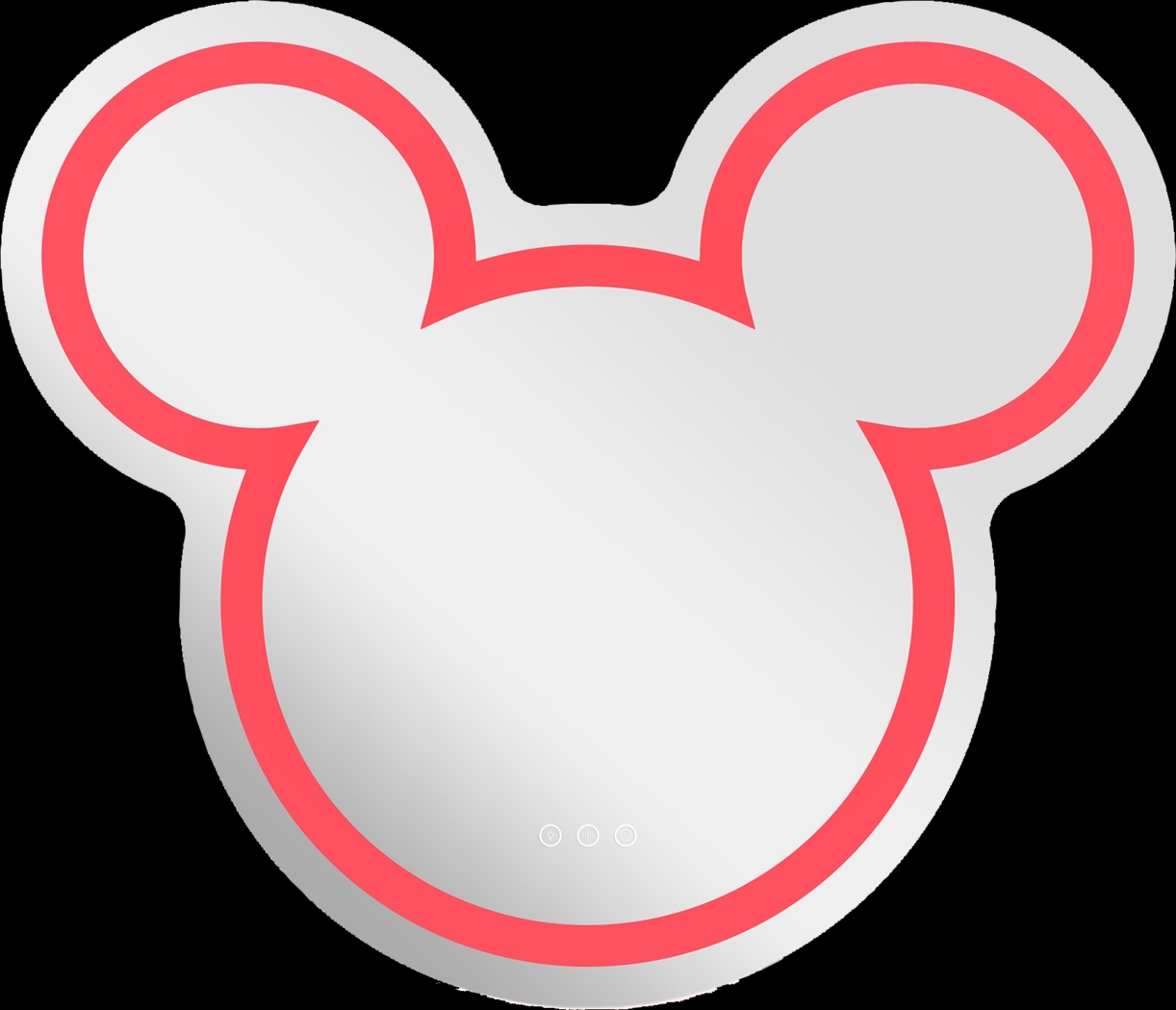 Kids Mickey Mouse White LED Wall Mirror - Thumbnail - Image 3