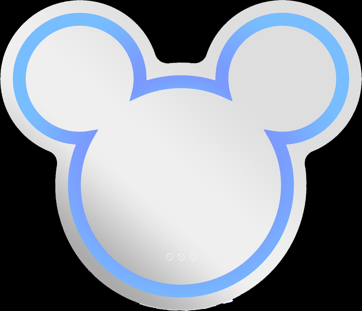 Kids Mickey Mouse White LED Wall Mirror - Thumbnail - Image 4