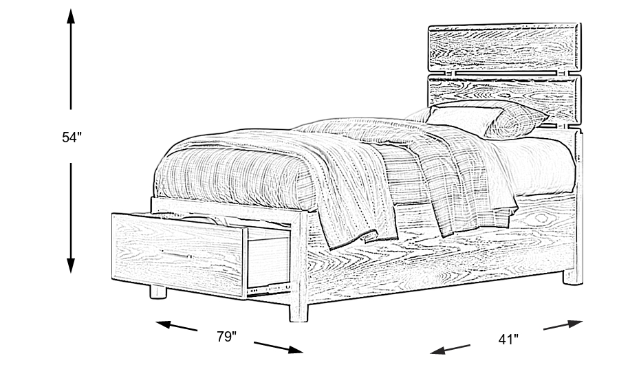 Dimension Image. Please refer to the Dimension Tab on this page for dimension details.