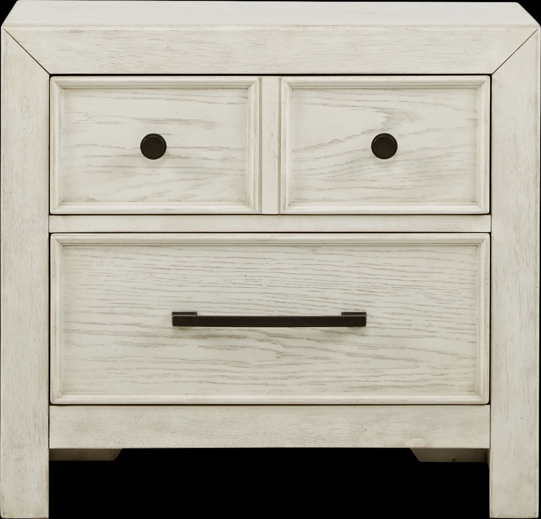 Kids Midcity Loft White Nightstand - Thumbnail - Image 1