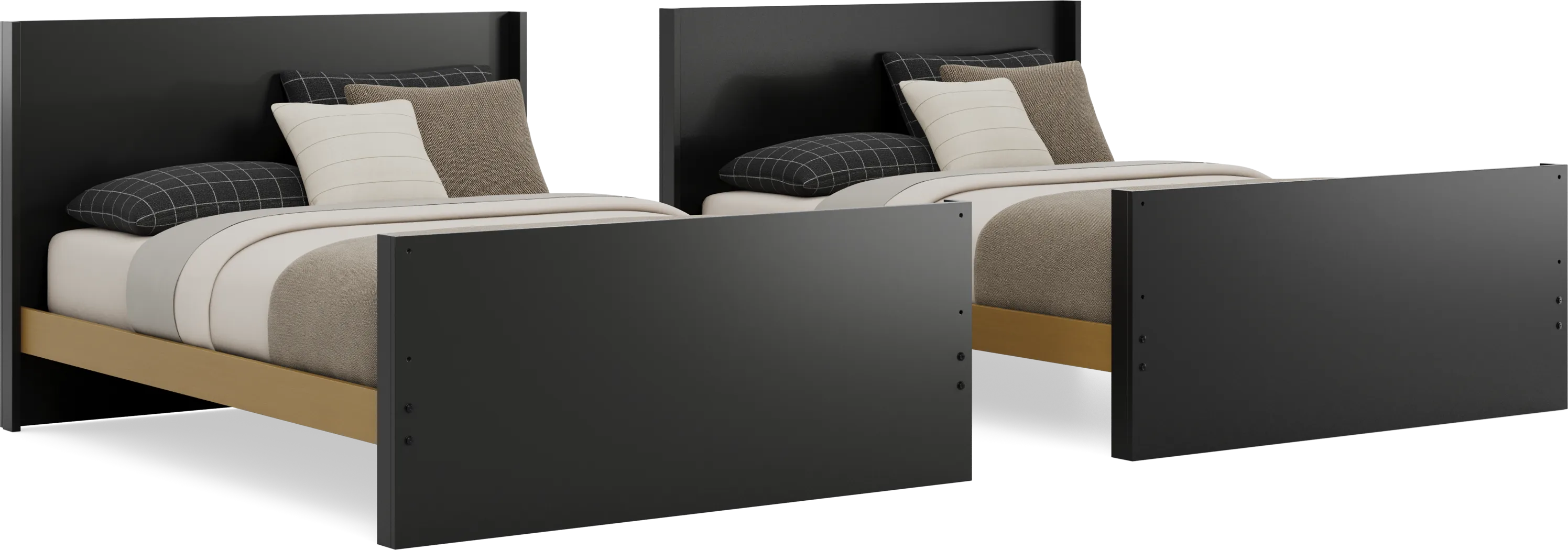 Kids Mikka Black Full/Full Convertible Bunk Bed - Image 5