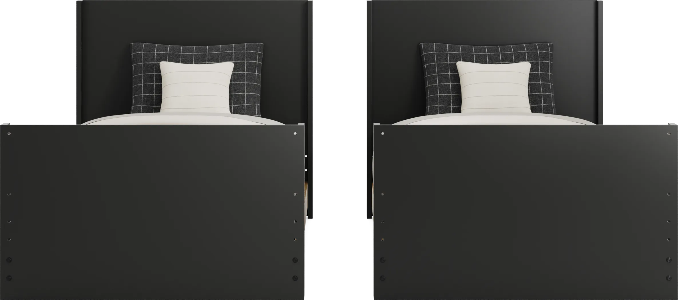 Kids Mikka Black Twin/Twin Convertible Bunk Bed - Image 5
