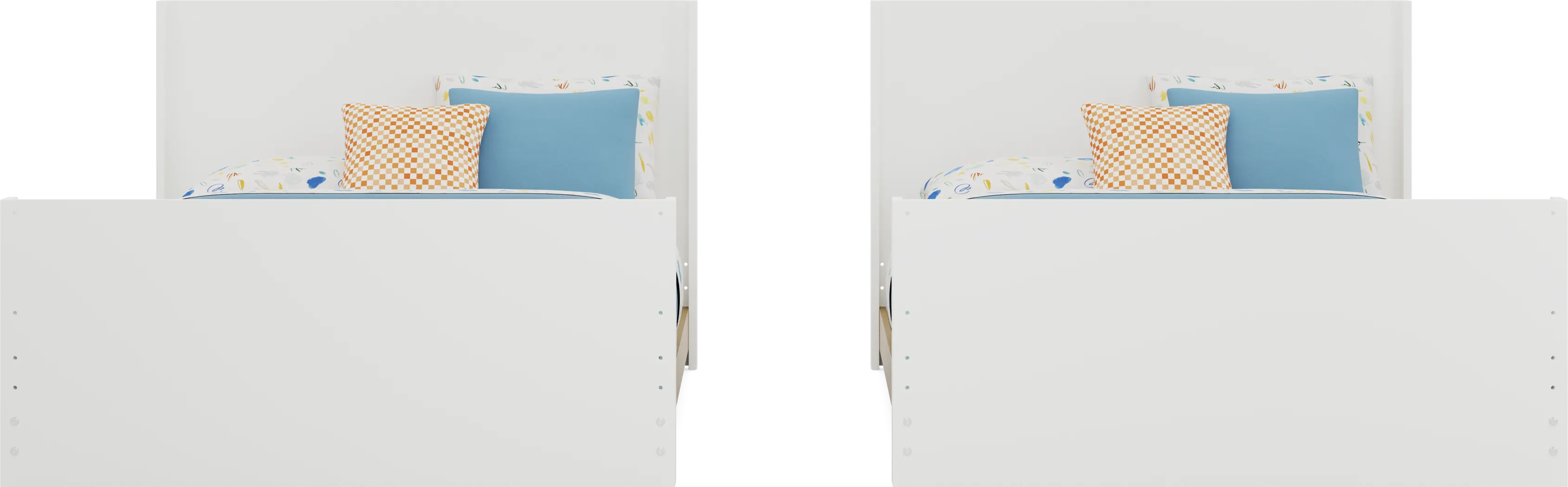 Kids Mikka White Full/Full Convertible Bunk Bed - Image 5
