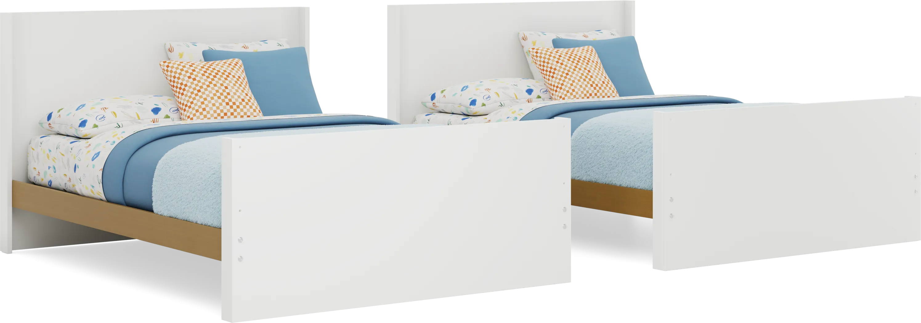 Kids Mikka White Full/Full Convertible Bunk Bed - Image 7