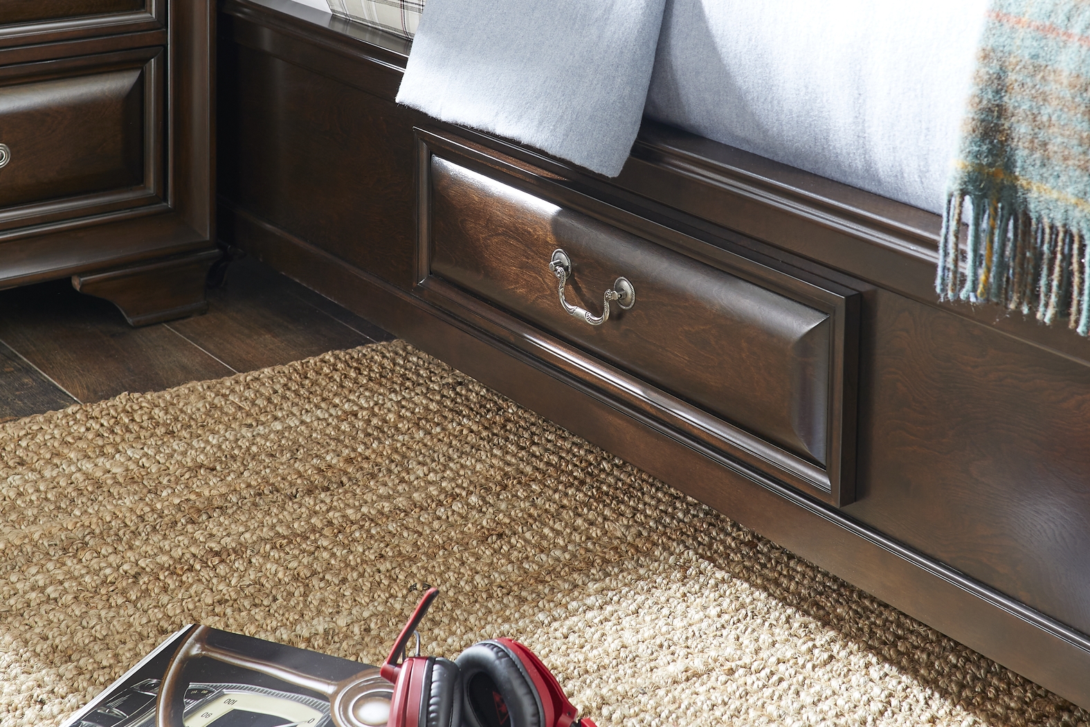 Kids Mill Valley Jr. Cherry Twin Storage Bedroom - Thumbnail - Image 8