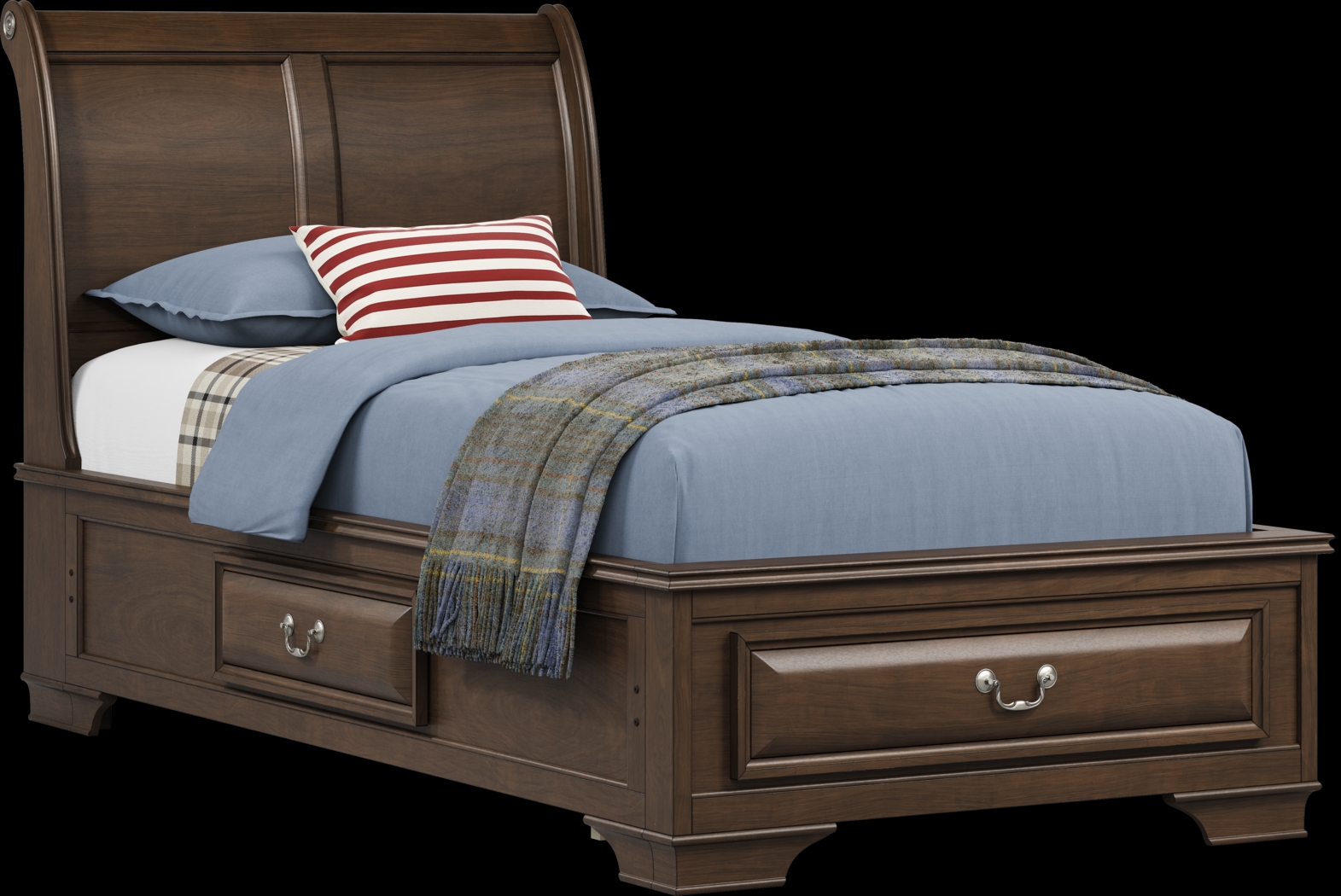 Kids Mill Valley Jr. Cherry Twin Storage Bed - Thumbnail - Image 1