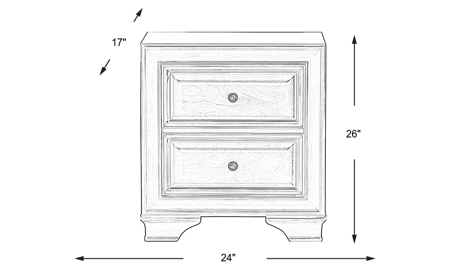 Dimension Image. Please refer to the Dimension Tab on this page for dimension details.