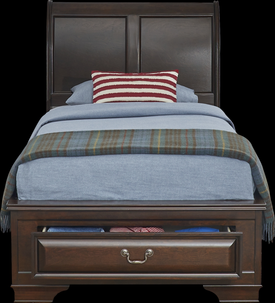 Kids Mill Valley Jr. Cherry Twin Storage Bed - Thumbnail - Image 4