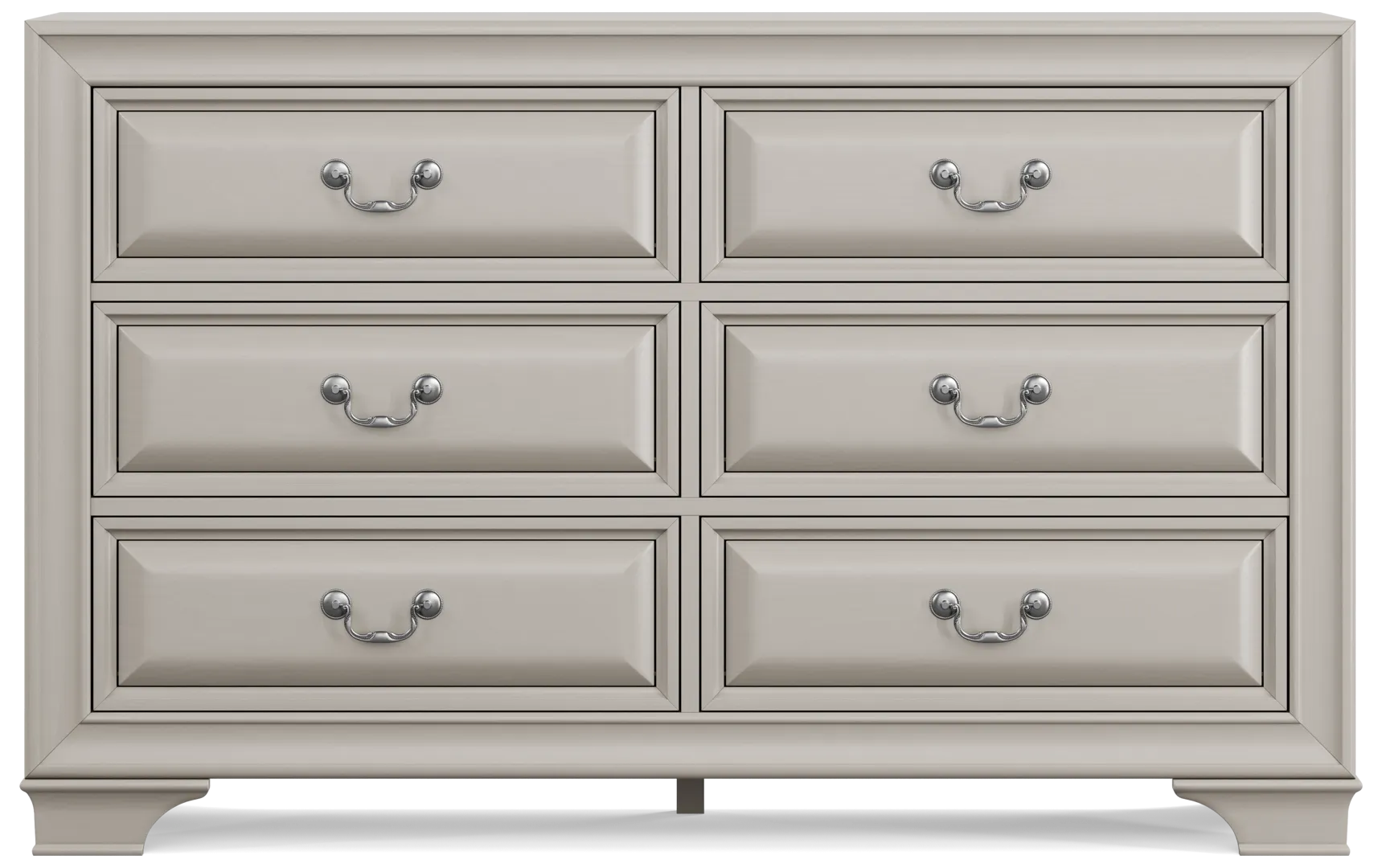 washed white dresser