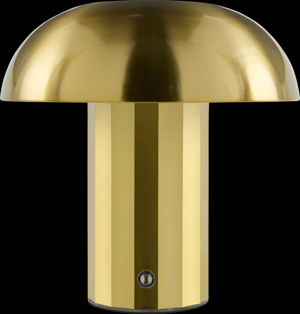 Kids Mini Mush Gold Lamp - Thumbnail - Image 1