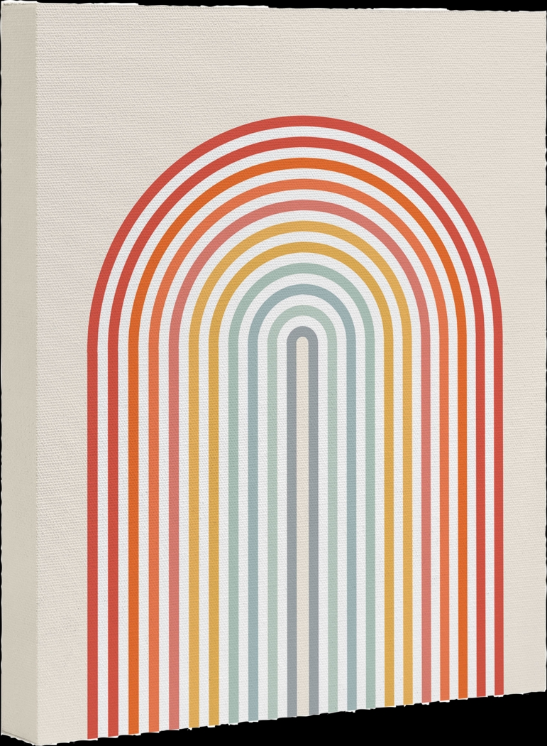 Kids Minimal Rainbow II Beige Artwork - Thumbnail - Image 1