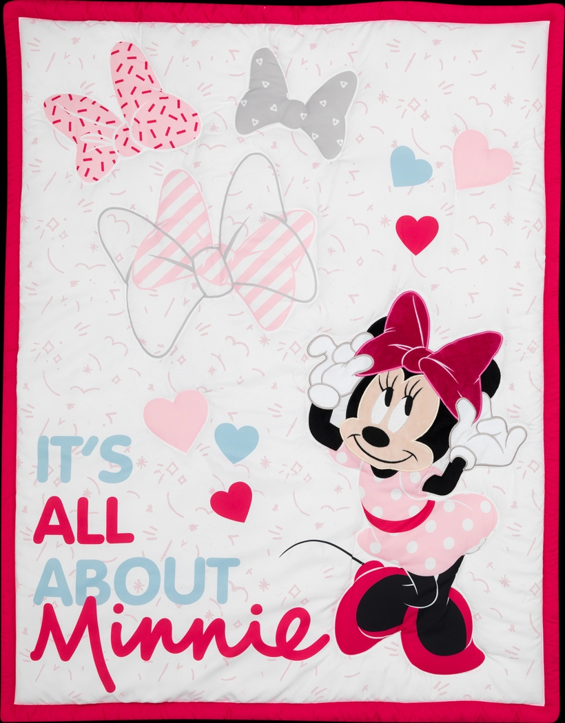 Kids Minnie Mouse Love Pink Baby Bedding Set - Thumbnail - Image 5