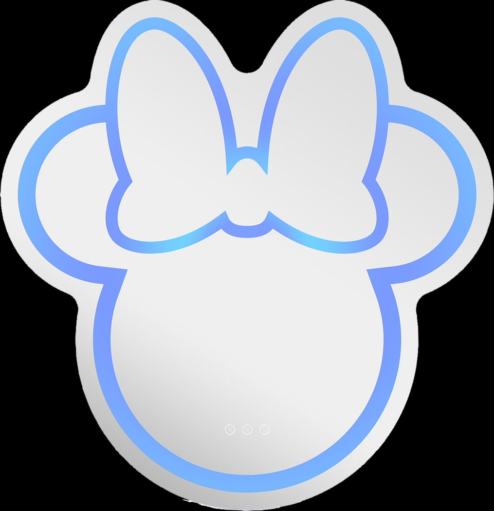 Kids Minnie Mouse White LED Wall Mirror - Thumbnail - Image 5