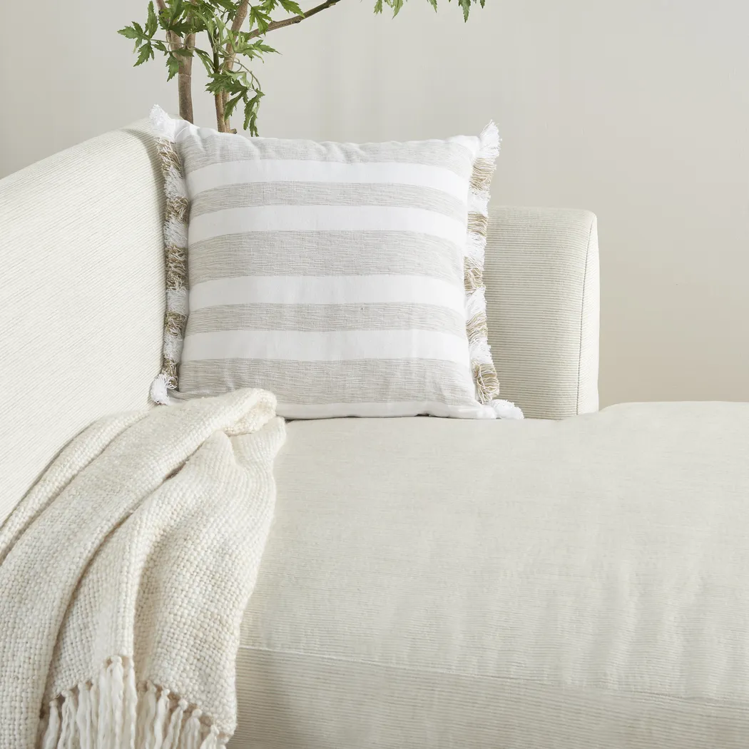 Kids Mirri I Taupe Accent Pillow - Thumbnail - Image 4