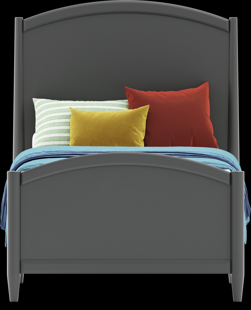 Kids Modern Colors Iron Ore Twin Panel Bedroom - Thumbnail - Image 3