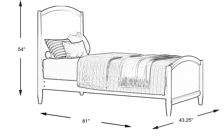 Dimension Image. Please refer to the Dimension Tab on this page for dimension details.