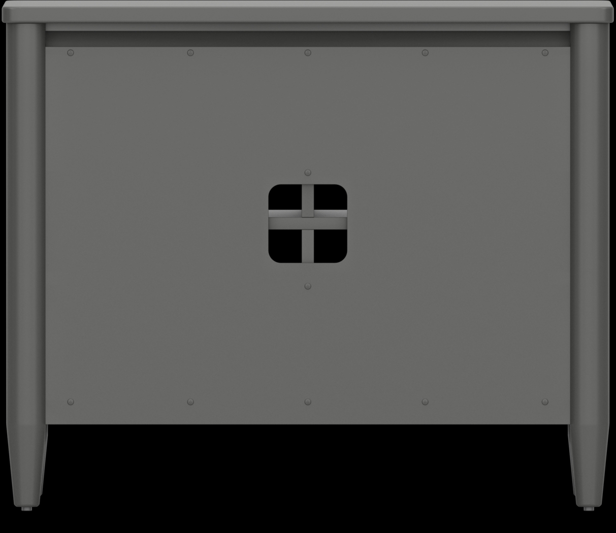 Kids Modern Colors Iron Ore 37" Bookcase - Thumbnail - Image 3