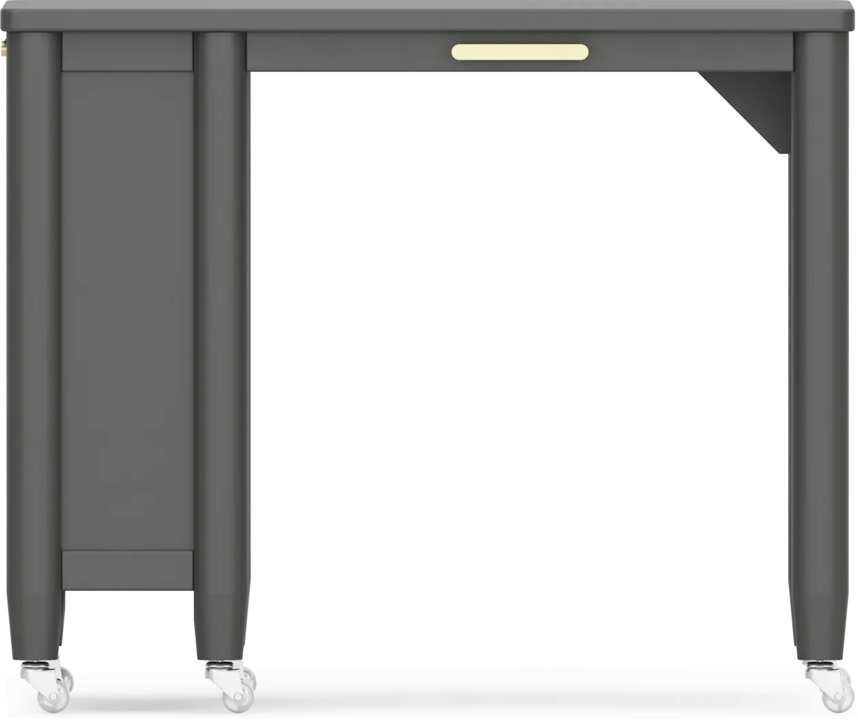 Kids Modern Colors Iron Ore Caster Desk - Thumbnail - Image 3