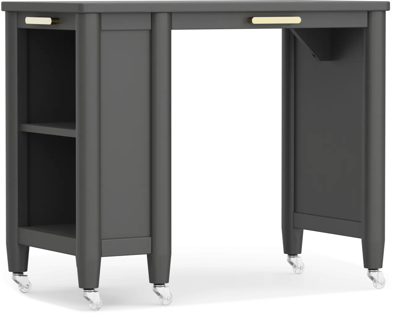 Kids Modern Colors Iron Ore Caster Desk - Thumbnail - Image 4
