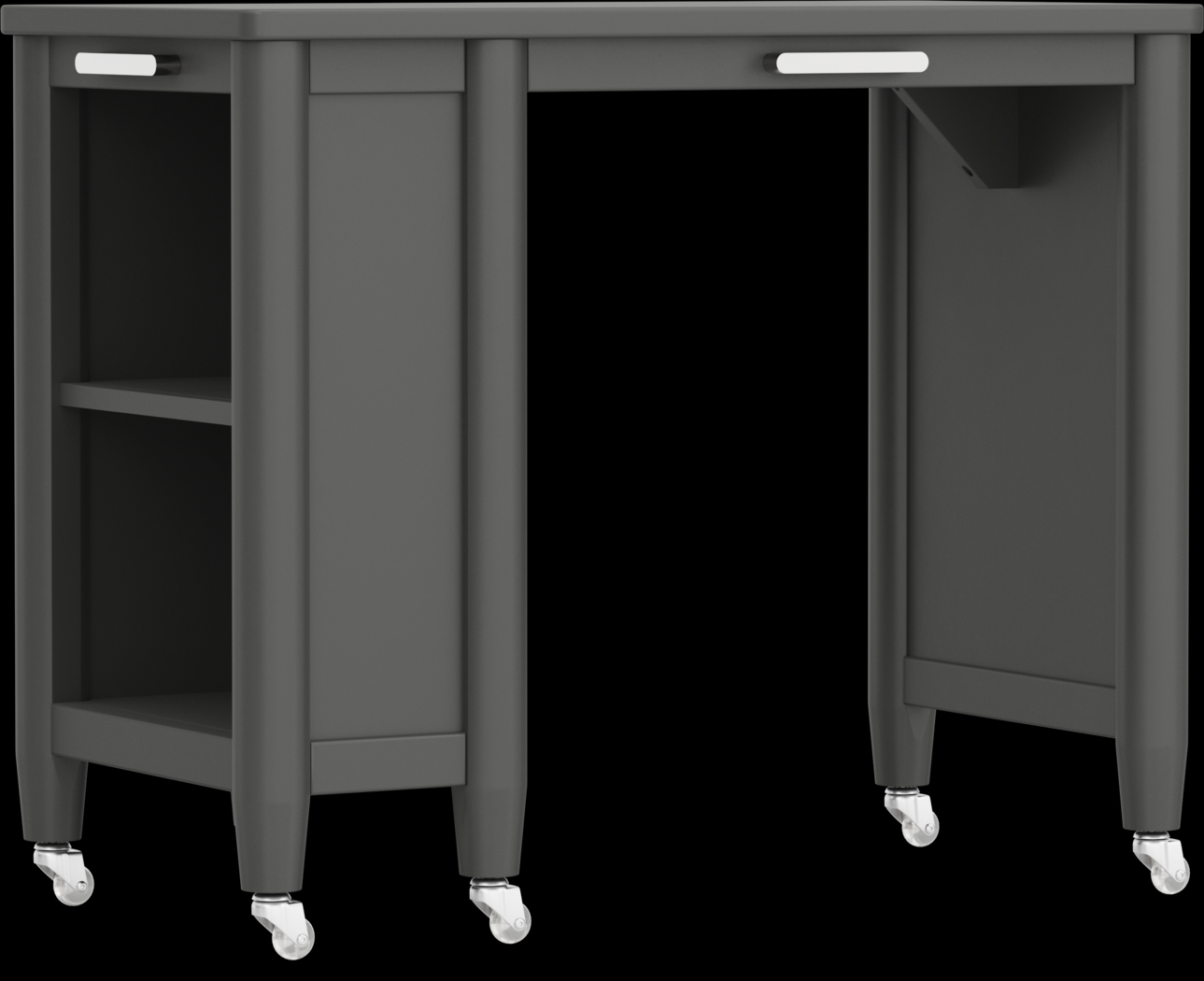 Kids Modern Colors Iron Ore Caster Desk - Thumbnail - Image 2