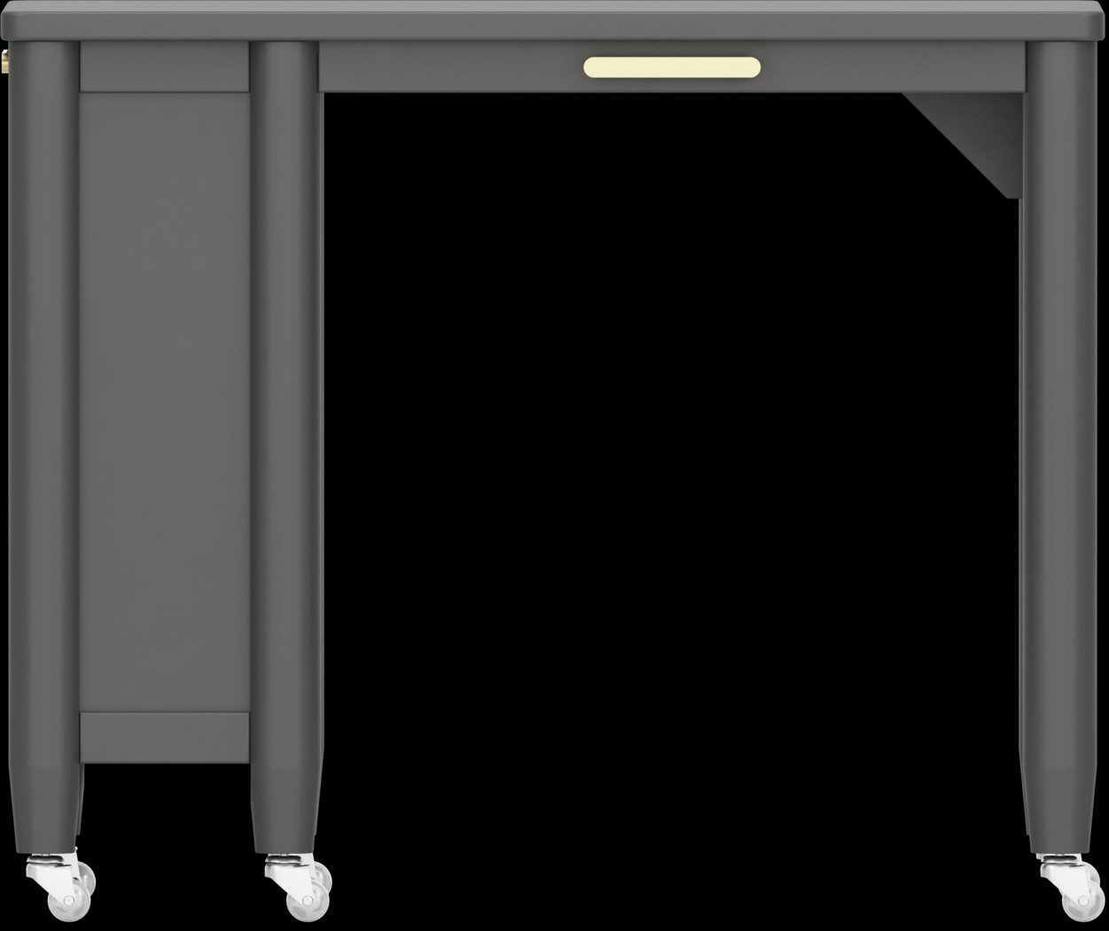 Kids Modern Colors Iron Ore Caster Desk - Thumbnail - Image 3