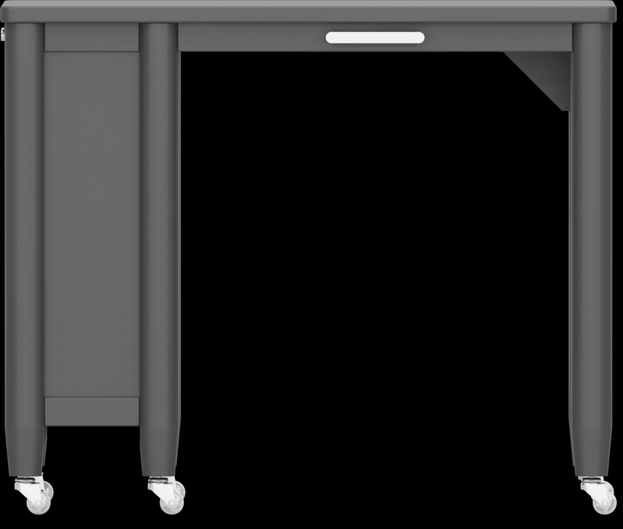 Kids Modern Colors Iron Ore Caster Desk - Thumbnail - Image 1