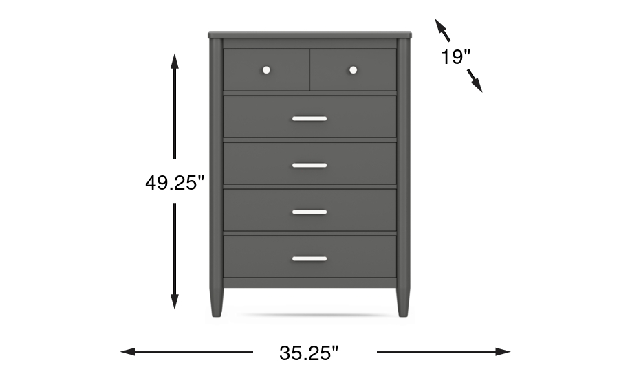 Dimension Image. Please refer to the Dimension Tab on this page for dimension details.