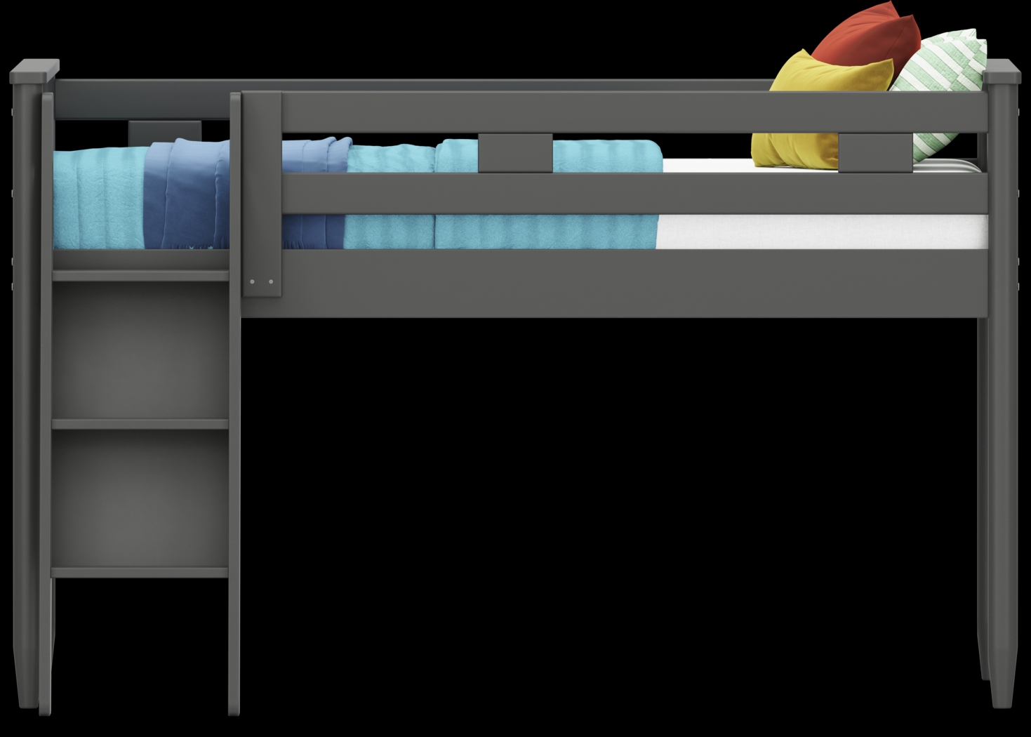 Kids Modern Colors Iron Ore Full Loft - Thumbnail - Image 2