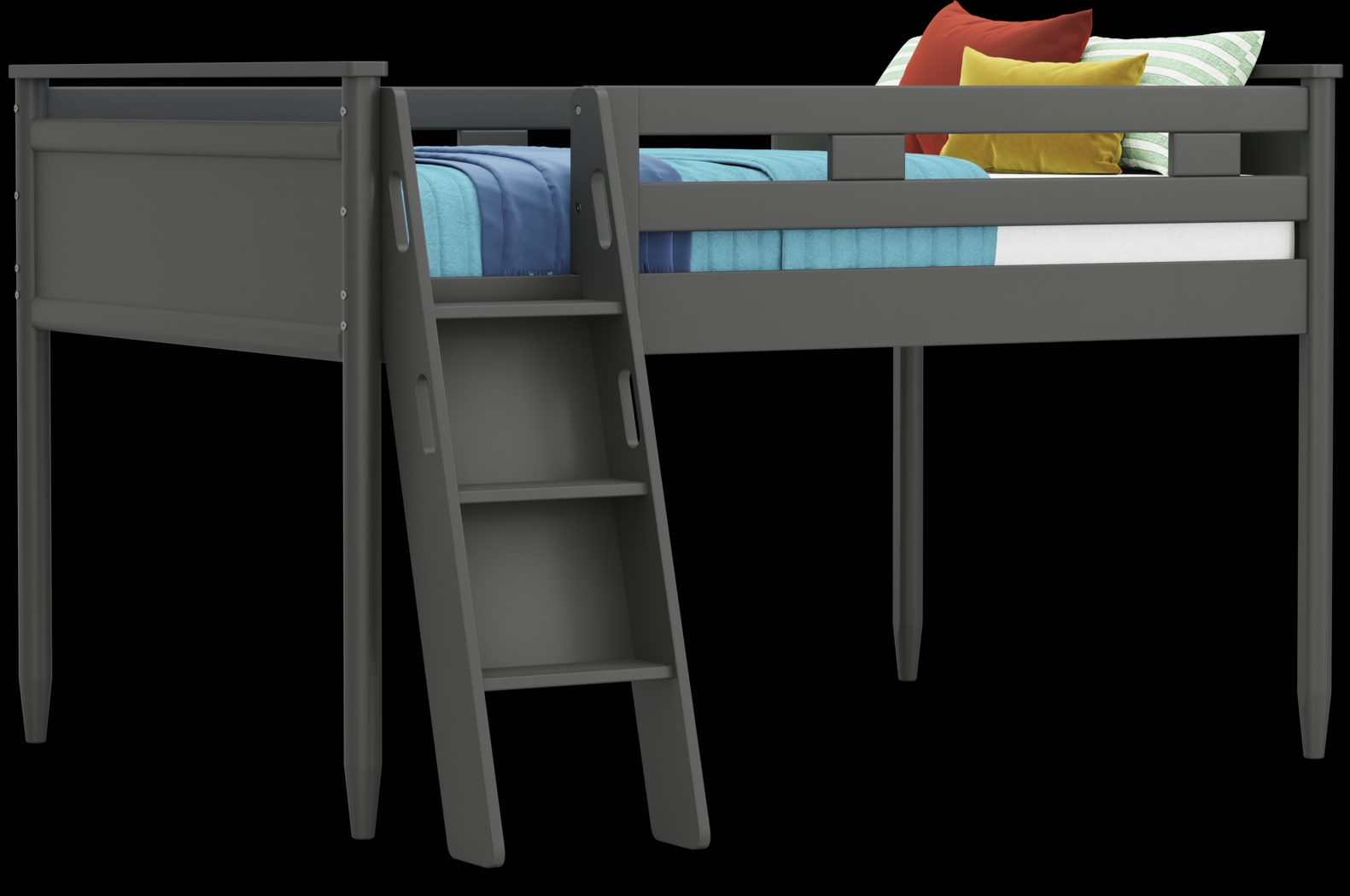 Kids Modern Colors Iron Ore Full Loft - Thumbnail - Image 1