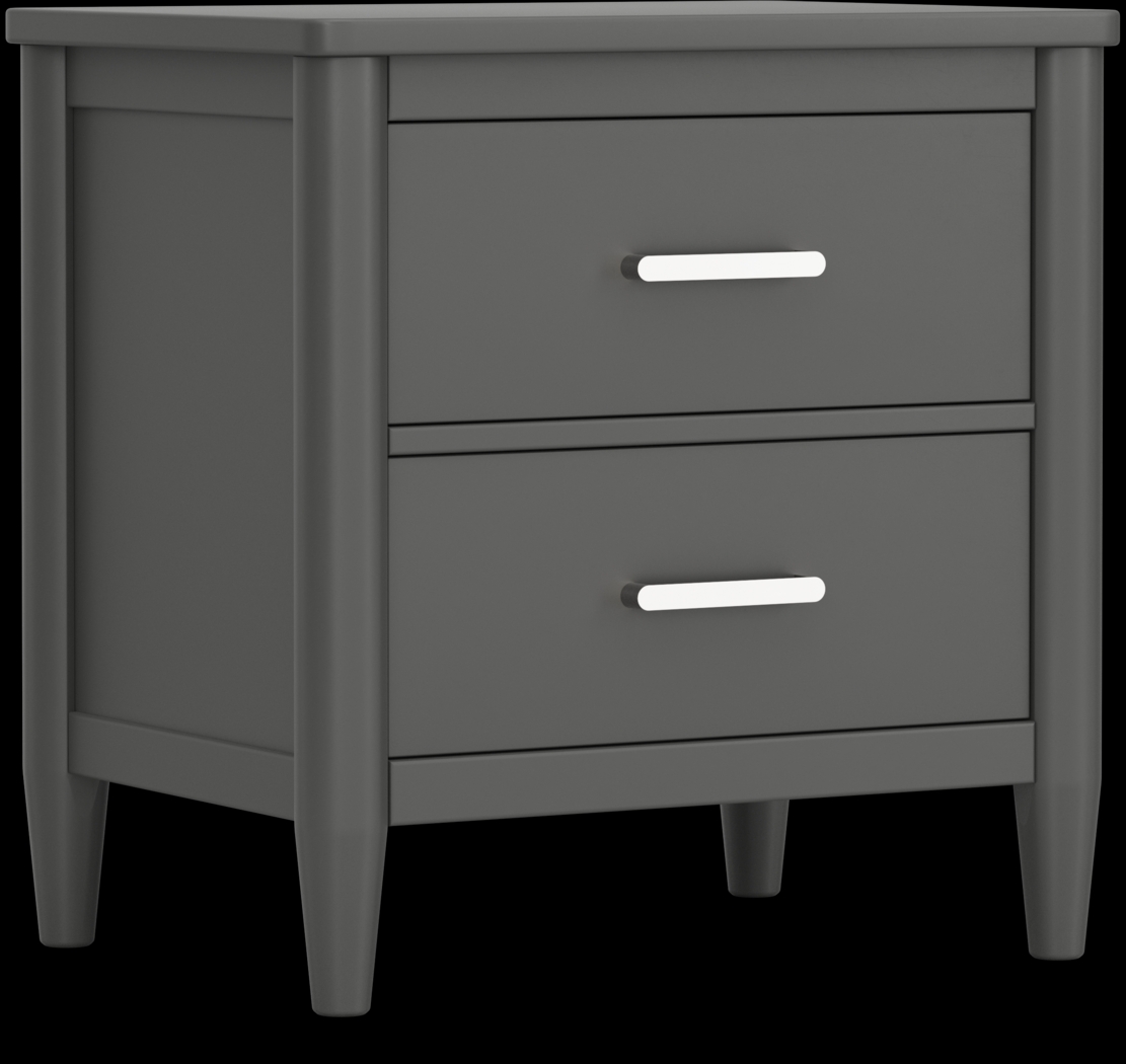 Kids Modern Colors Iron Ore Nightstand - Thumbnail - Image 2