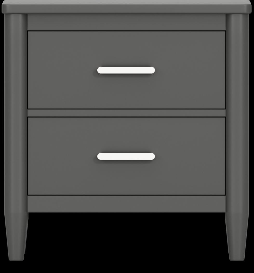 Kids Modern Colors Iron Ore Nightstand - Thumbnail - Image 1