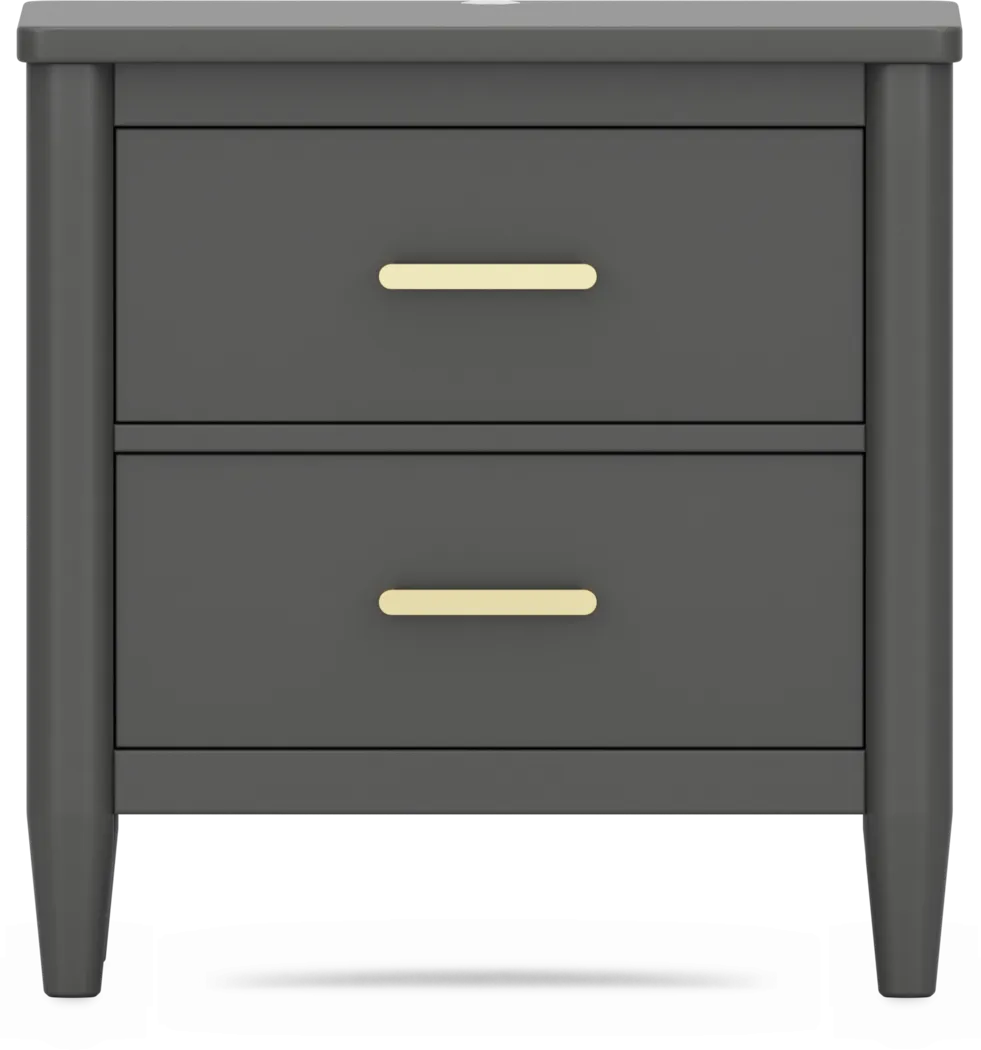 Kids Modern Colors Iron Ore Nightstand - Thumbnail - Image 3