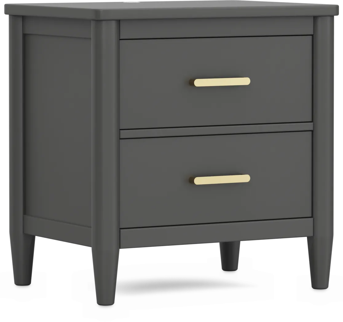 Kids Modern Colors Iron Ore Nightstand - Thumbnail - Image 4