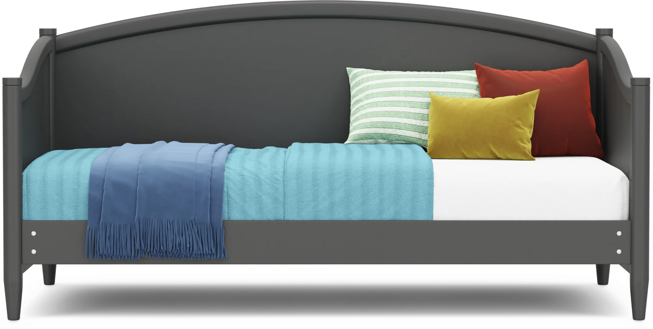 Kids Modern Colors Iron Ore Twin Daybed - Thumbnail - Image 2