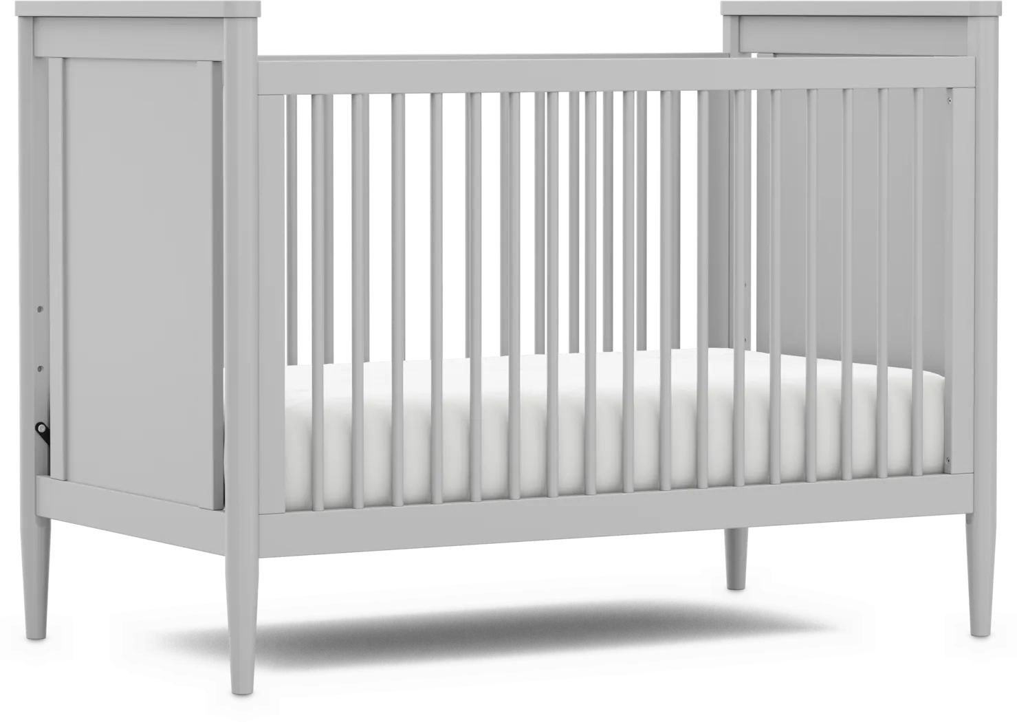 Kids Modern Colors Light Gray 3-in-1 Convertible Crib - Thumbnail - Image 1