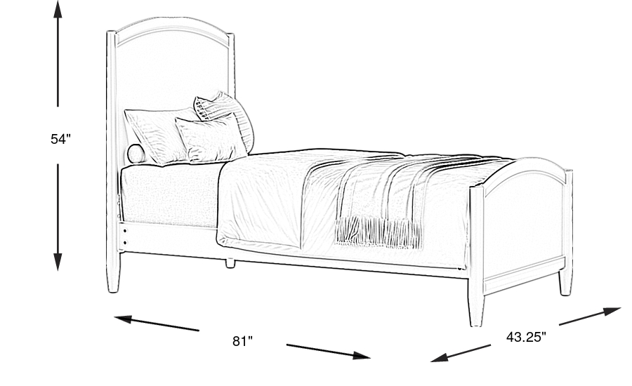 Dimension Image. Please refer to the Dimension Tab on this page for dimension details.