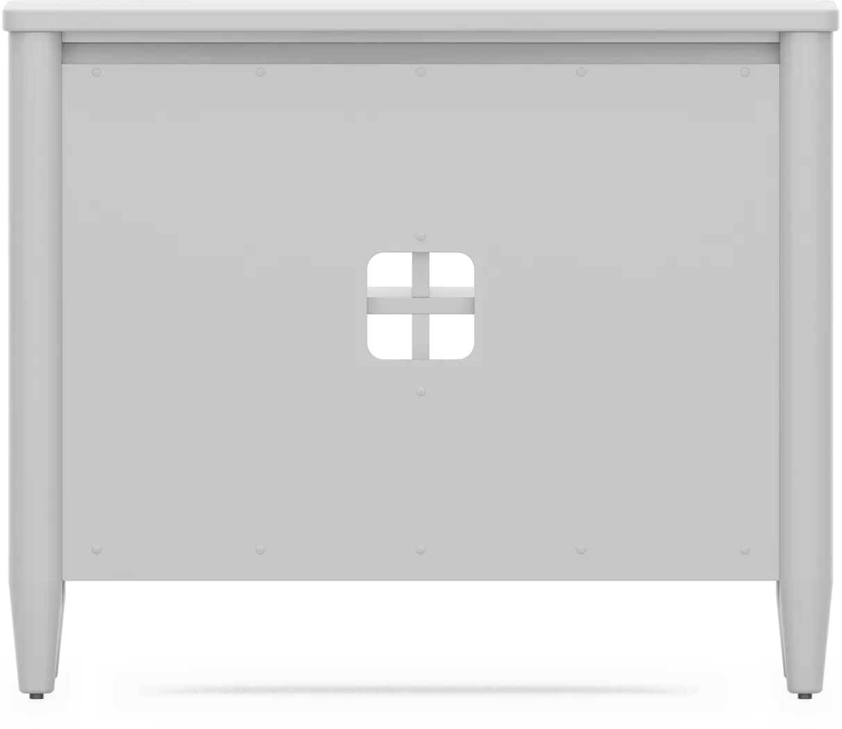 Kids Modern Colors Light Gray 37" Bookcase - Thumbnail - Image 3