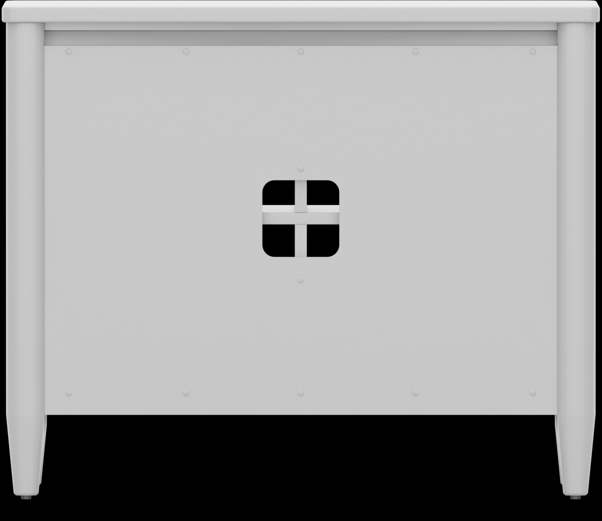 Kids Modern Colors Light Gray 37" Bookcase - Thumbnail - Image 3