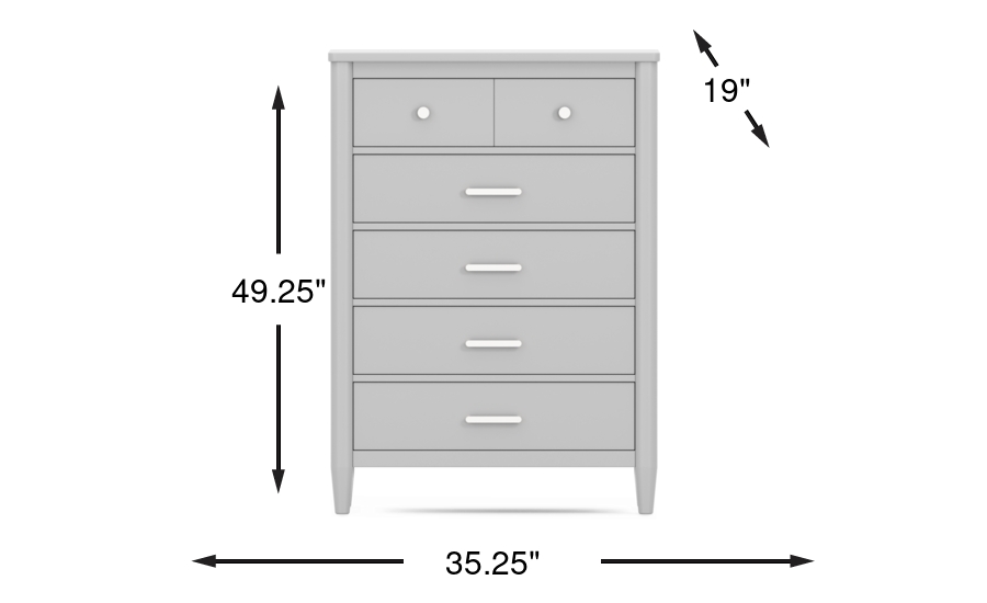 Dimension Image. Please refer to the Dimension Tab on this page for dimension details.