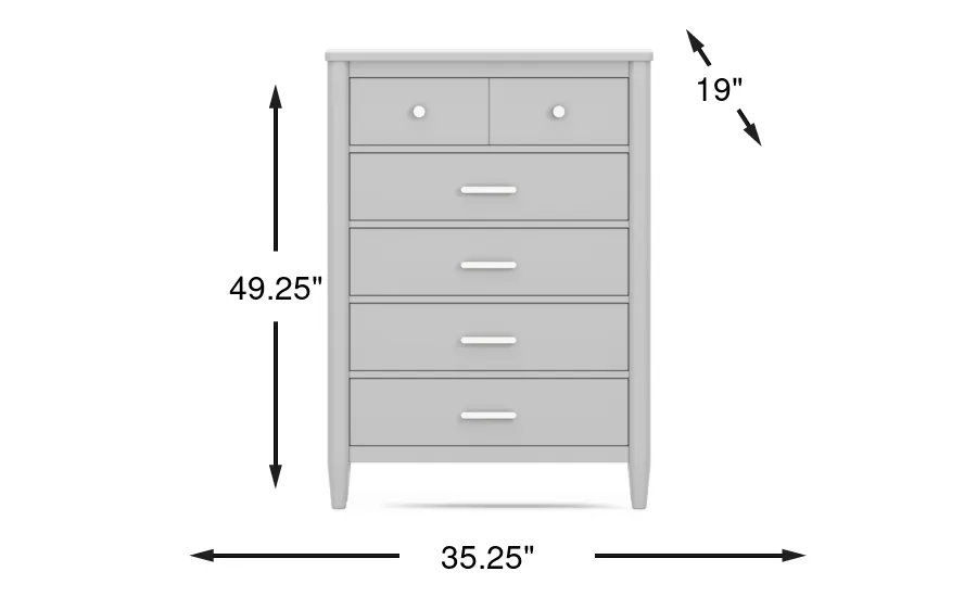 Dimension Image. Please refer to the Dimension Tab on this page for dimension details.