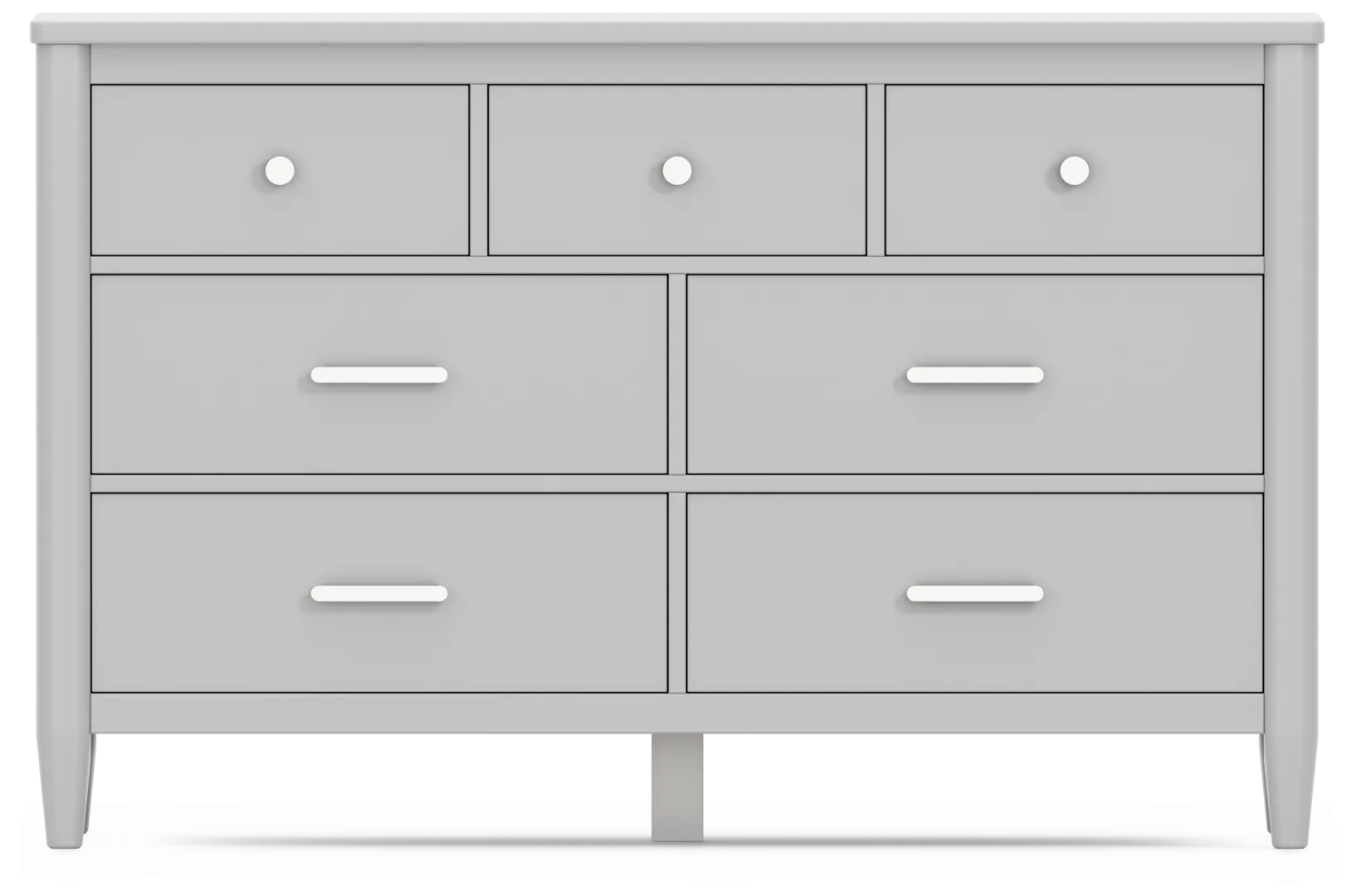 light gray dresser